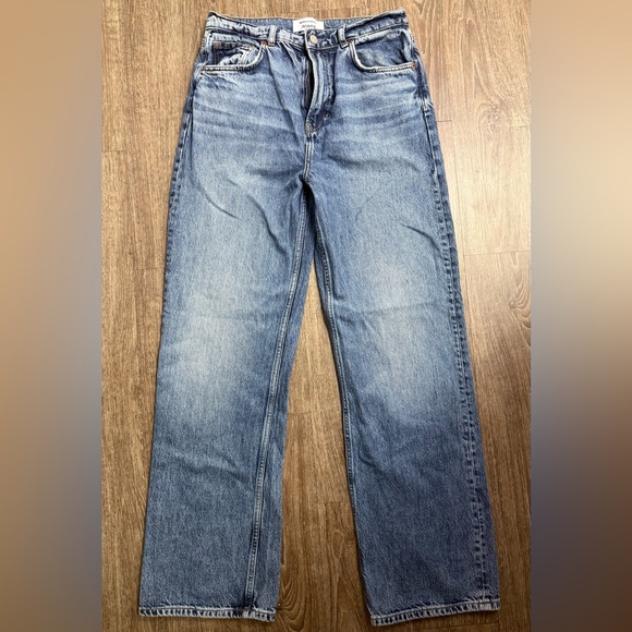 Reformation Denim - Reformation Jeans Women’s Size 29 High Rise Straight Leg Blue Denim Sustainable
